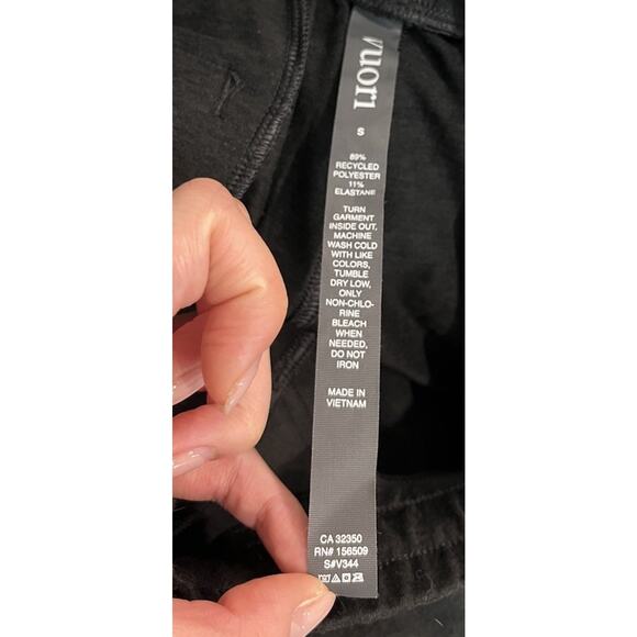 Vuori Black Ponto Performance 7" Men's Activewear Shorts Size Small - Picture 3 of 4